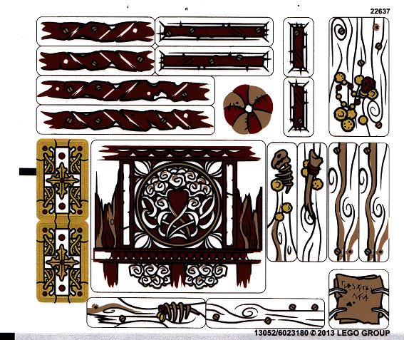 Sticker Sheet for Set 79010 - (13052/6023180)