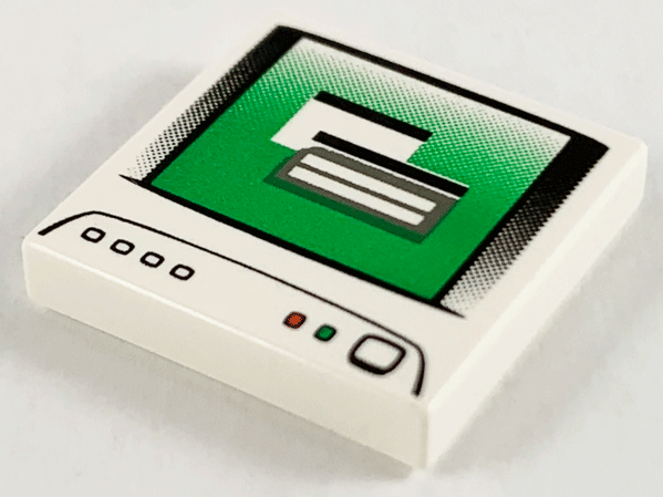 Tile 2 x 2 with Computer Monitor without Power Switch Pattern