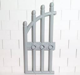 Door 1 x 4 x 9 Arched Gate with Bars and Three Studs