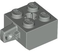 Hinge Brick 2 x 2 Locking with 1 Finger Vertical and Axle Hole (+ Shape)