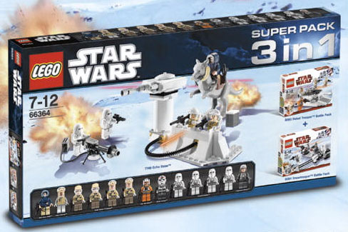Star Wars Bundle Pack, Super Pack 3 in 1 (Sets 7749, 8083, and 8084)