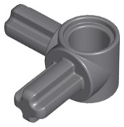 Technic, Axle and Pin Connector Hub with 2 Perpendicular Axles