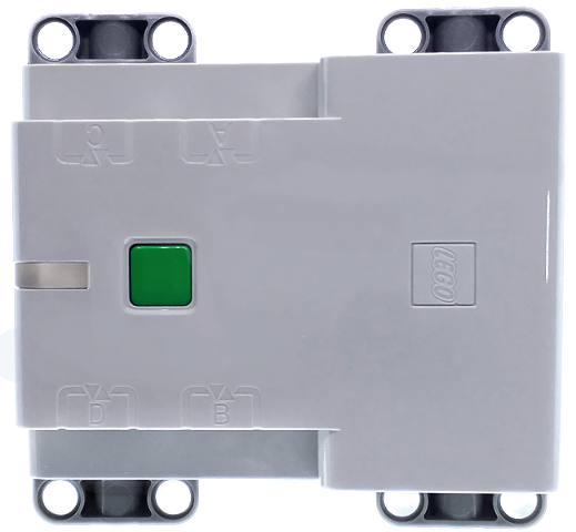 Electric Battery Box Powered Up Bluetooth Hub with Dark Bluish Gray Bottom - Screw Opening