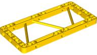 Technic, Liftarm, Modified Frame Thick 7 x 15 Girder Center