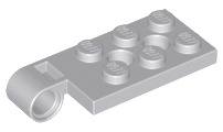 Hinge Plate 2 x 4 with Pin Hole and 2 Holes - Top