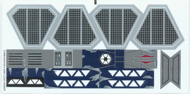 Sticker Sheet for Set 7283, Sheet 2 - (51869/4256108)