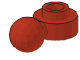 Plate, Round 1 x 1 with Tow Ball with Round Hole (Homemaker Figure / Maxifigure Hand)