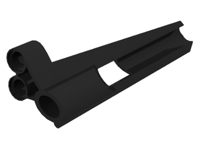 Technic, Panel Fairing # 8 Small Long, Large Hole, Side B