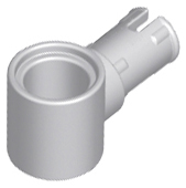 Technic, Pin with Friction Ridges and Pin Hole