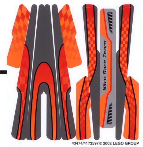 Sticker Sheet for Set 8473 - (43474/4172597)