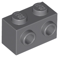 Brick, Modified 1 x 2 with Studs on Side