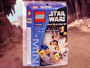 [S 4485-1 (No Colour)] Sebulba's Podracer & Anakin's Podracer - Mini