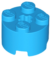 Brick, Round 2 x 2 with Axle Hole