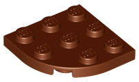 Plate, Round Corner 3 x 3