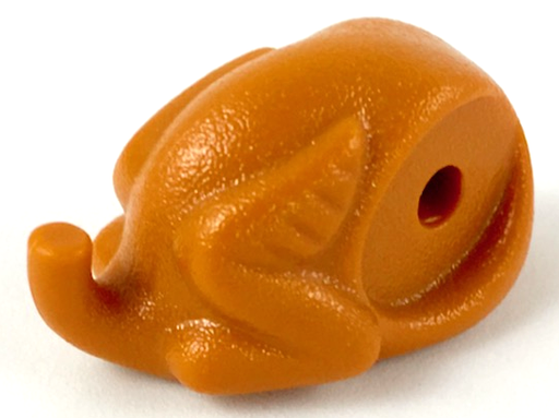 [P 33048 (Dark Orange)] Turkey Body (No Drumsticks)