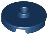 Tile, Round 2 x 2 with Open Stud