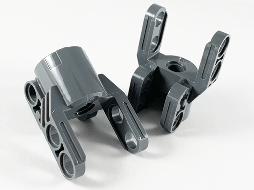 [P 61904 (Dark Bluish Gray)] Technic, Axle and Pin Connector Block 4 x 3 x 2 1/2 (Linear Actuator Holder)