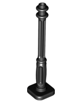 Support 2 x 2 x 7 Lamp Post, 4 Base Flutes