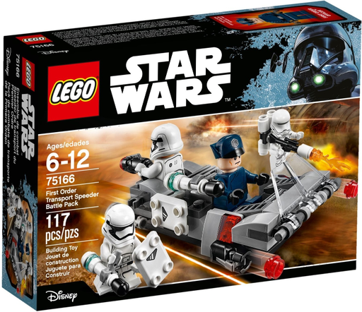 [S 75166-1 (No Colour)] First Order Transport Speeder Battle Pack