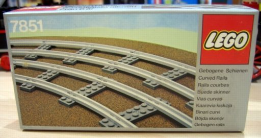 [S 7851-1 (No Colour)] 8 Curved Rails Gray 4.5v