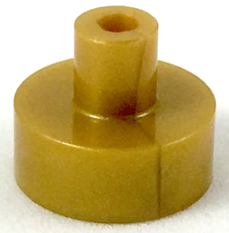 Tile, Round 1 x 1 with Bar and Pin Holder