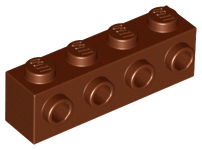 Brick, Modified 1 x 4 with Studs on Side