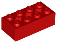 Technic, Brick 2 x 4 with 3 Axle Holes