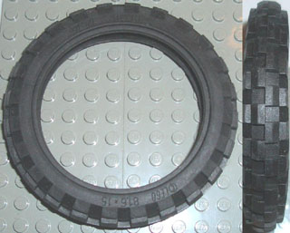 [P 2902 (Black)] Tire 81.6 x 15 Motorcycle