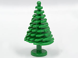 [P 3471 (Green)] Plant, Tree Pine Large 4 x 4 x 6 2/3