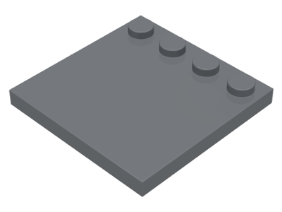Tile, Modified 4 x 4 with Studs on Edge