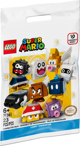 [S char01-8 (No Colour)] Blooper, Super Mario, Series 1 (Complete Set)