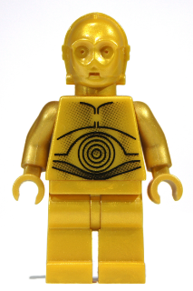 [M sw0161a (No Colour)] C-3PO - Pearl Gold with Pearl Gold Hands