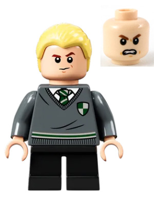 [M hp267 (No Colour)] Draco Malfoy, Slytherin Sweater with Crest, Black Short Legs