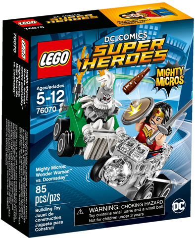[S 76070-1 (No Colour)] Mighty Micros: Wonder Woman vs. Doomsday