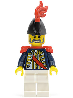 [M pi111 (No Colour)] Imperial Soldier II - Governor, Red Plume, Red Epaulettes