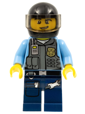 [M cty0357 (No Colour)] Police - LEGO City Undercover Elite Police Motorcycle Officer