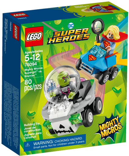 [S 76094-1 (No Colour)] Mighty Micros: Supergirl vs. Brainiac
