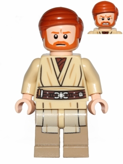 [M sw0535 (No Colour)] Obi-Wan Kenobi (Dark Tan Printed Legs)