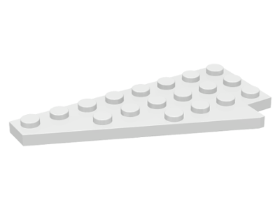 Wedge, Plate 8 x 4 Wing Left