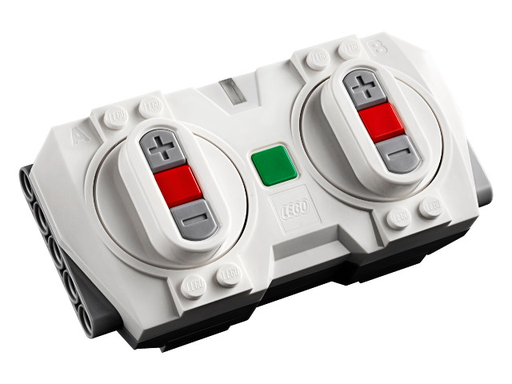 [P 28739c01 (White)] Electric Powered Up Bluetooth Speed Remote Control Unit with Light Bluish Gray Base