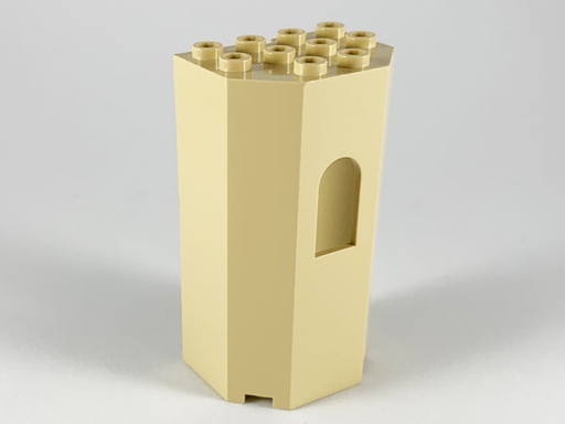 Panel 3 x 4 x 6 Turret Wall with Window