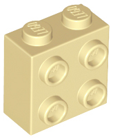 Brick, Modified 1 x 2 x 1 2/3 with Studs on Side