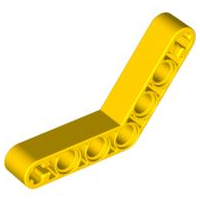 Technic, Liftarm, Modified Bent Thick 1 x 7 (4 - 4)