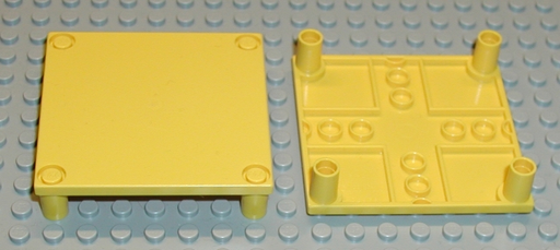 Scala Platform / Table 7 x 7 x 1 1/3 with 4 Legs