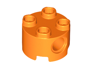 Brick, Round 2 x 2 with Pin Holes