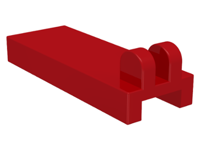 Hinge Tile 1 x 2 1/2 with 2 Fingers on Top