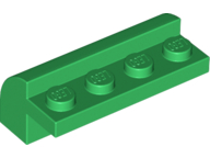 Slope, Curved 2 x 4 x 1 1/3 with 4 Recessed Studs