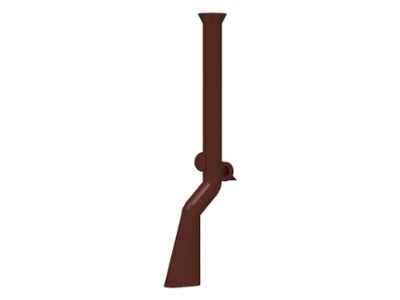 Minifigure, Weapon Gun, Pirate Flintlock Musket