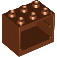 [P 4532 (Reddish Brown)] Container, Cupboard 2 x 3 x 2 (Undetermined Type)