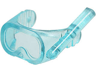 Minifigure, Visor Scuba Diver Mask